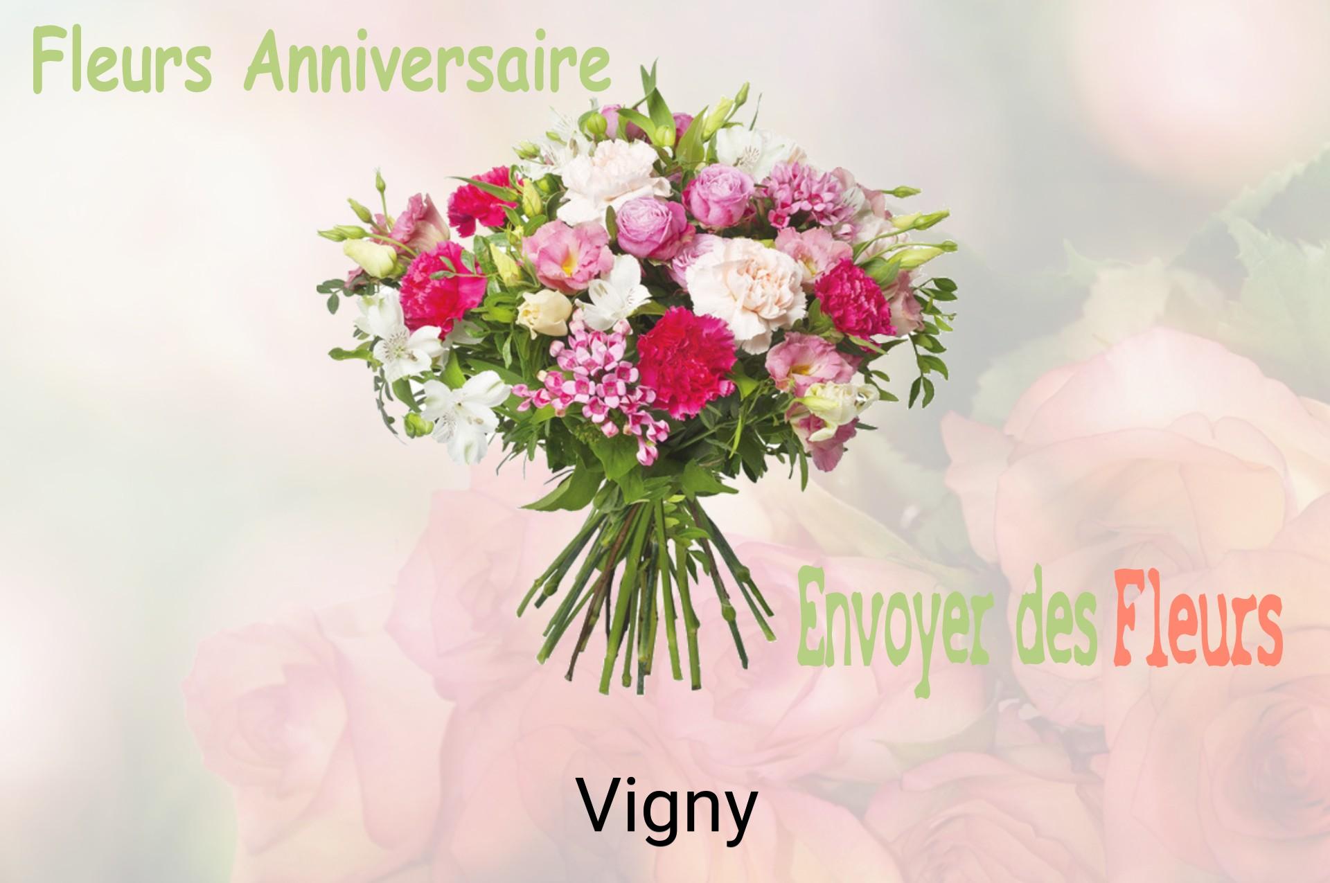 Bouquet de fleurs d’anniversaire livré à Vigny